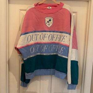 Vibrant 'Out of Office' Sweatshirt